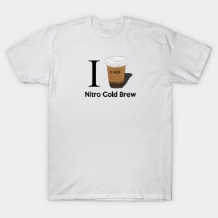 I Love Nitro Cold Brew - inverted T-Shirt